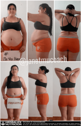 Resultado perdida de peso con Herbalife