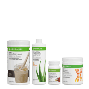 Desayuno Herbalife Avanzado – Aloe, Batido, Té y Proteina